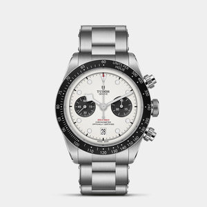 Black Bay Chrono 41mm - White Dial on 3-Link Bracelet