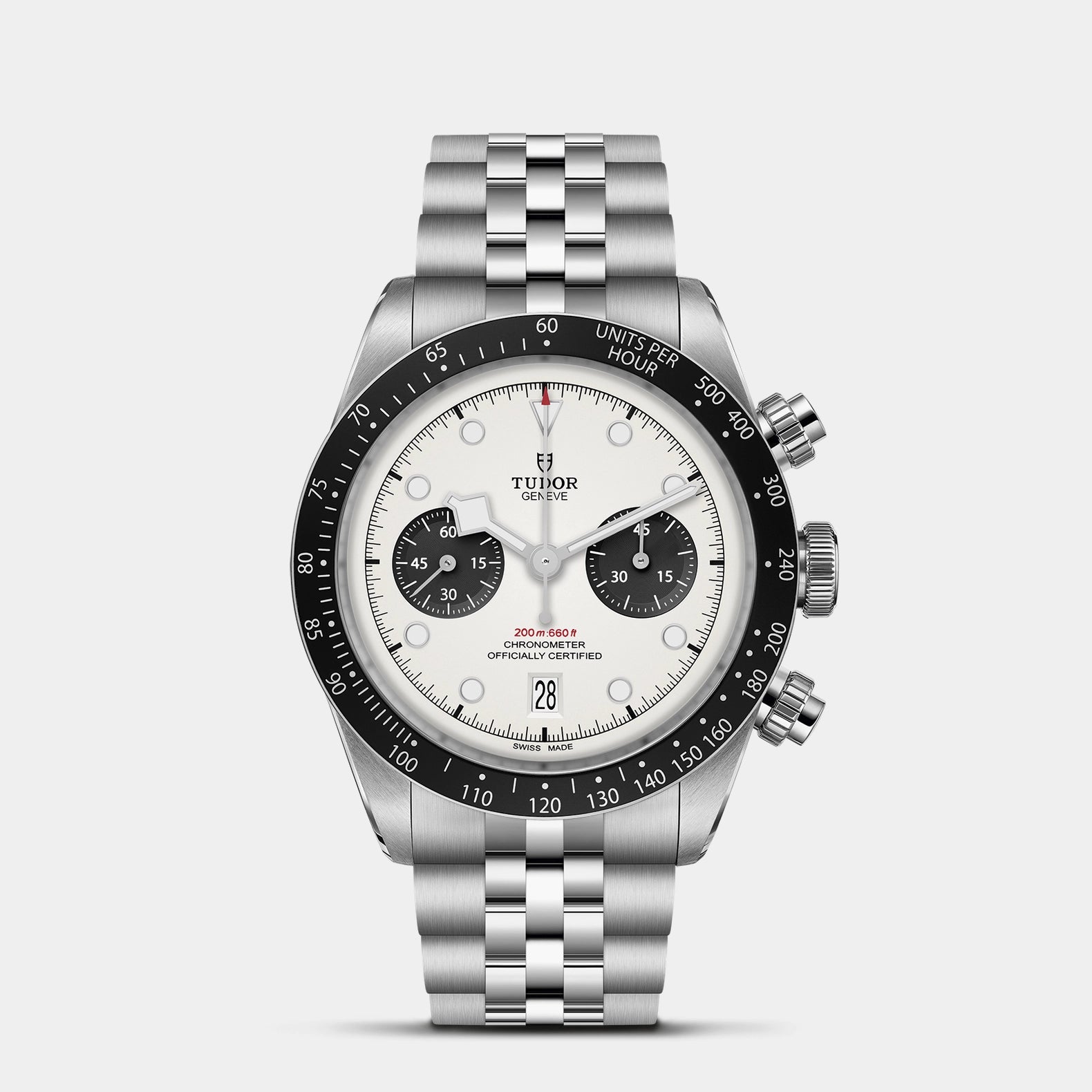 Black Bay Chrono 41mm - White Dial on 5-Link Bracelet