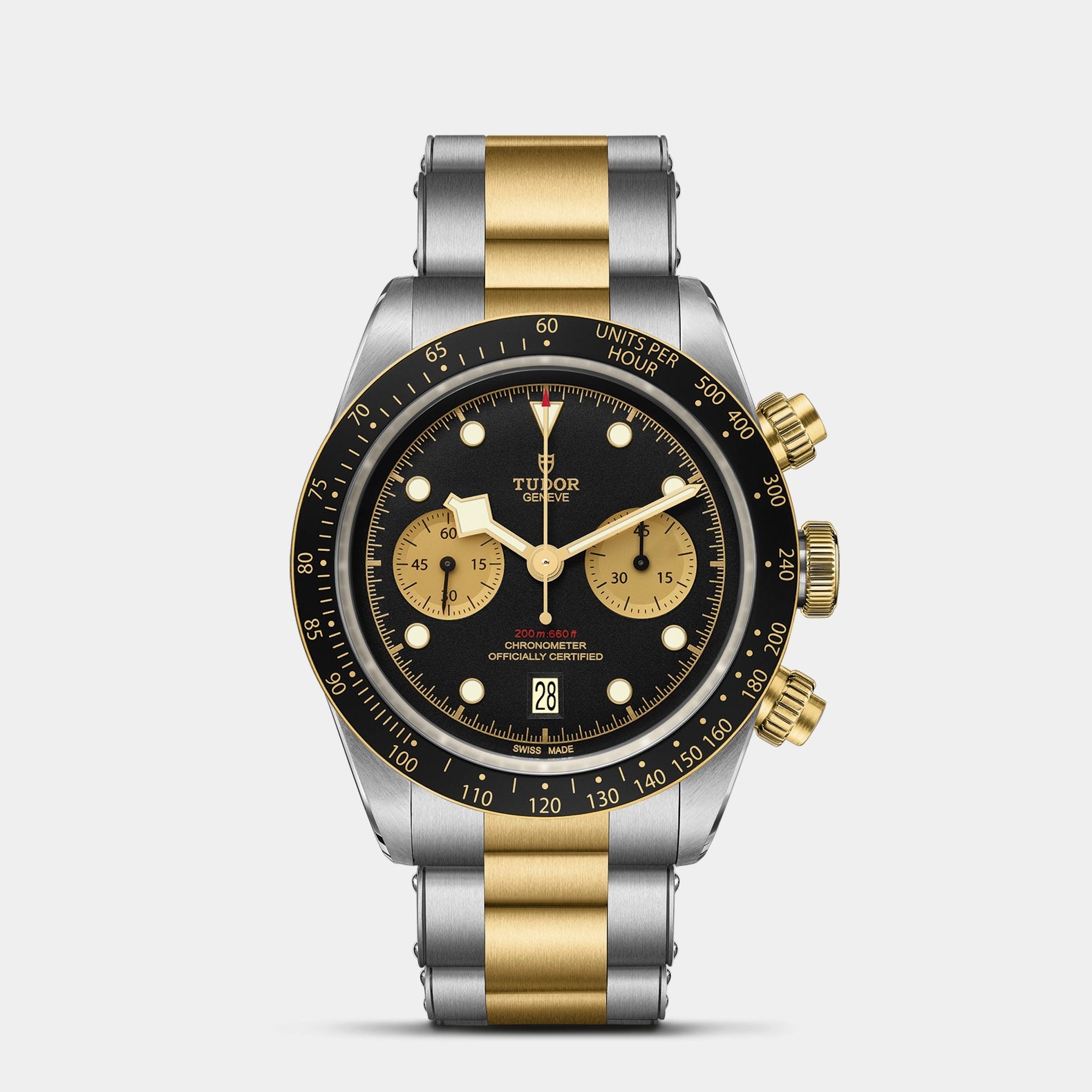 Black Bay Chrono S&G 41mm - Black Dial on 3-Link Bracelet