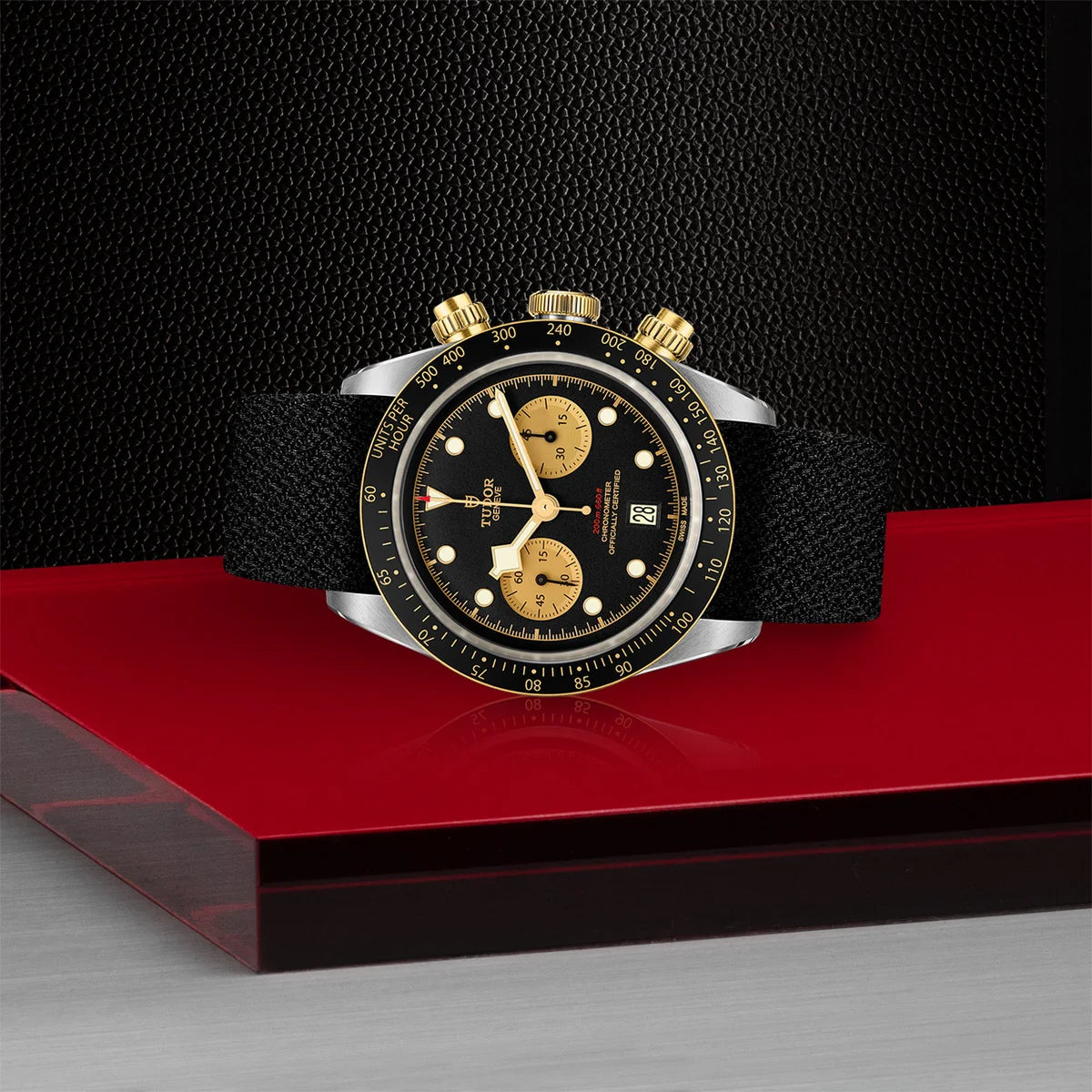 Black Bay Chrono S&G 41mm - Black Dial on Fabric Strap