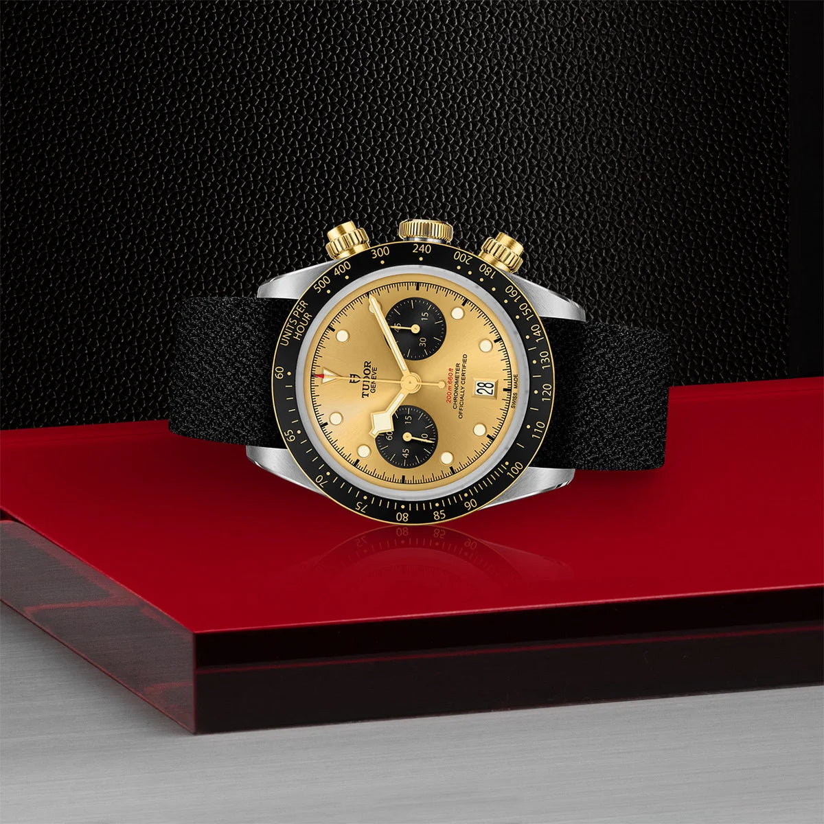 Black Bay Chrono S&G 41mm - Gold Dial on Fabric Strap