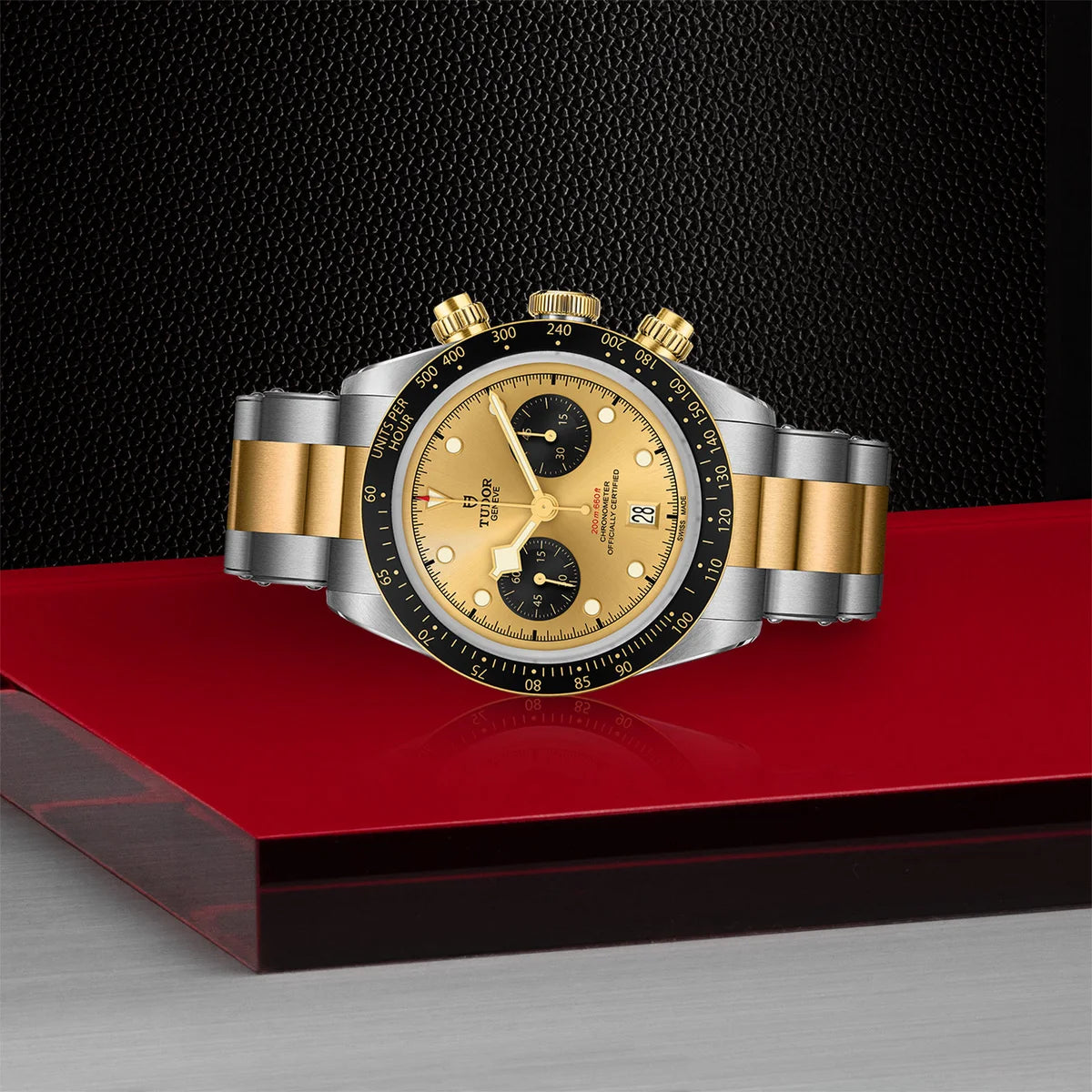 Black Bay Chrono S&G 41mm - Gold Dial on 3-Link Bracelet