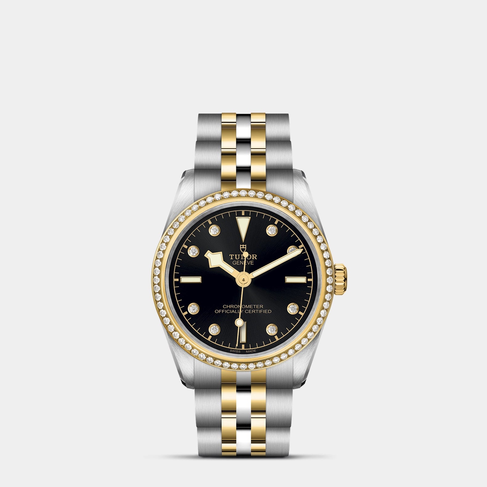 Black Bay One S&G 31mm - Black Dial Diamond Bezel on 5-Link Bracelet