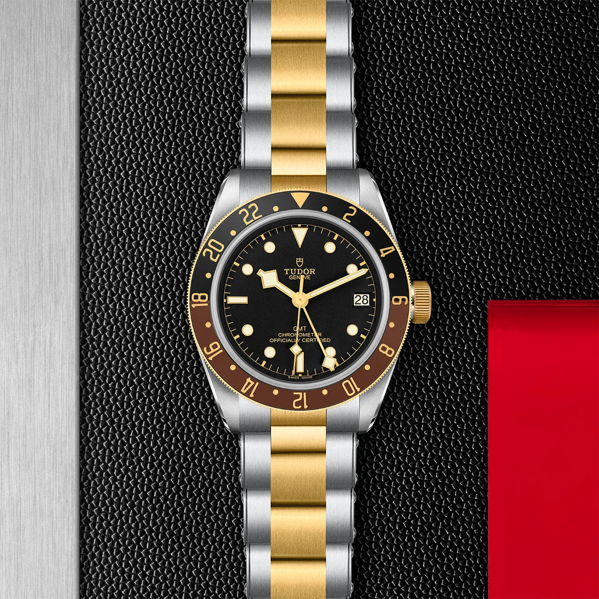 Black Bay GMT S&G 41mm - Black Dial on 3-Link Bracelet