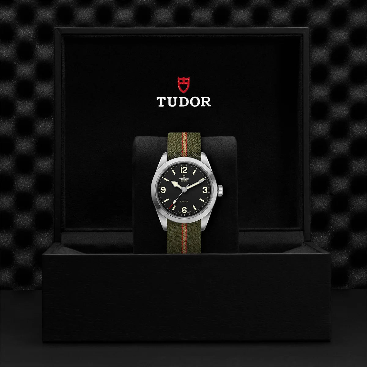 Ranger 39mm - Black Dial on Fabric Strap