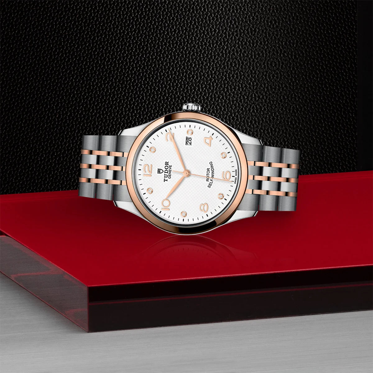 1926 Two-Tone 39mm - White Diamond Dial on Bracelet