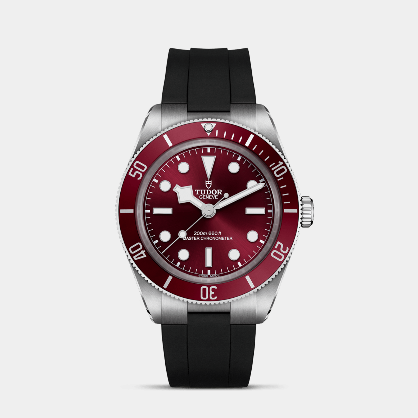 Black Bay 58 39mm - Burgundy Dial on Rubber Strap