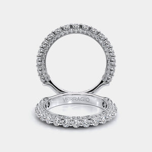 Modern Diamond Wedding Ring Platinum - CTR-0488