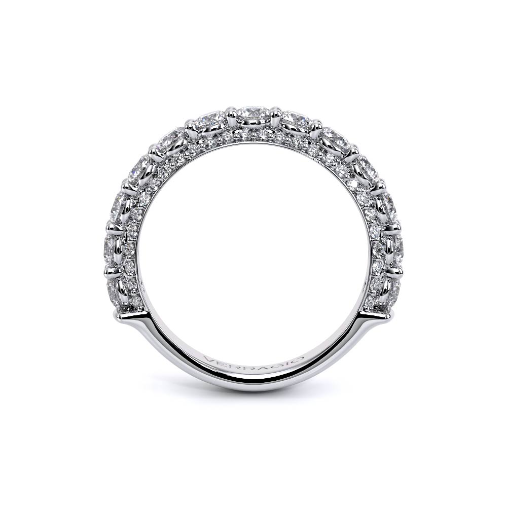 Classic Diamond Wedding Ring Platinum - CTR-0489