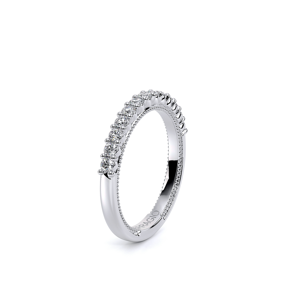 Diamond Wedding Ring 18k White Gold - VEN-5084