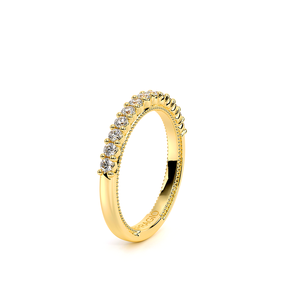 Diamond Wedding Ring 14k Yellow Gold - VEN-5084