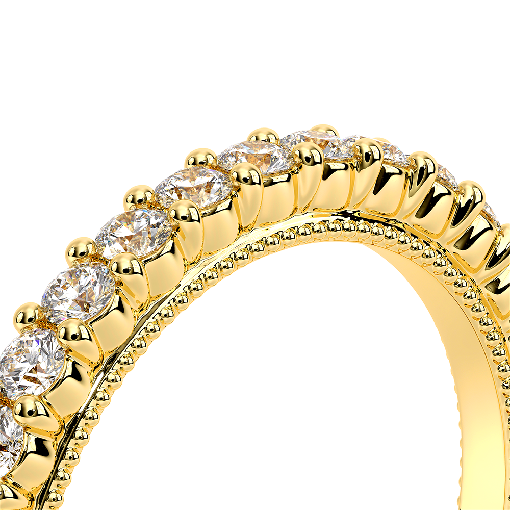 Diamond Wedding Ring 18k Yellow Gold - VEN-5084