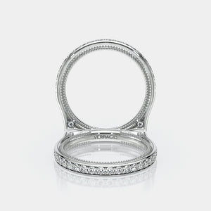 Channel Set Diamond Wedding Ring Platinum - VNG-2207