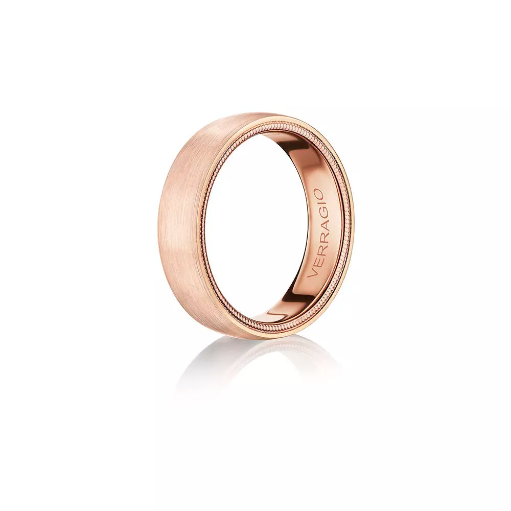 Classic Wedding Ring 14k Rose Gold - VW-6024