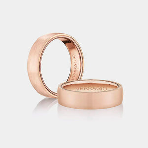 Classic Wedding Ring 18k Rose Gold - VW-6024