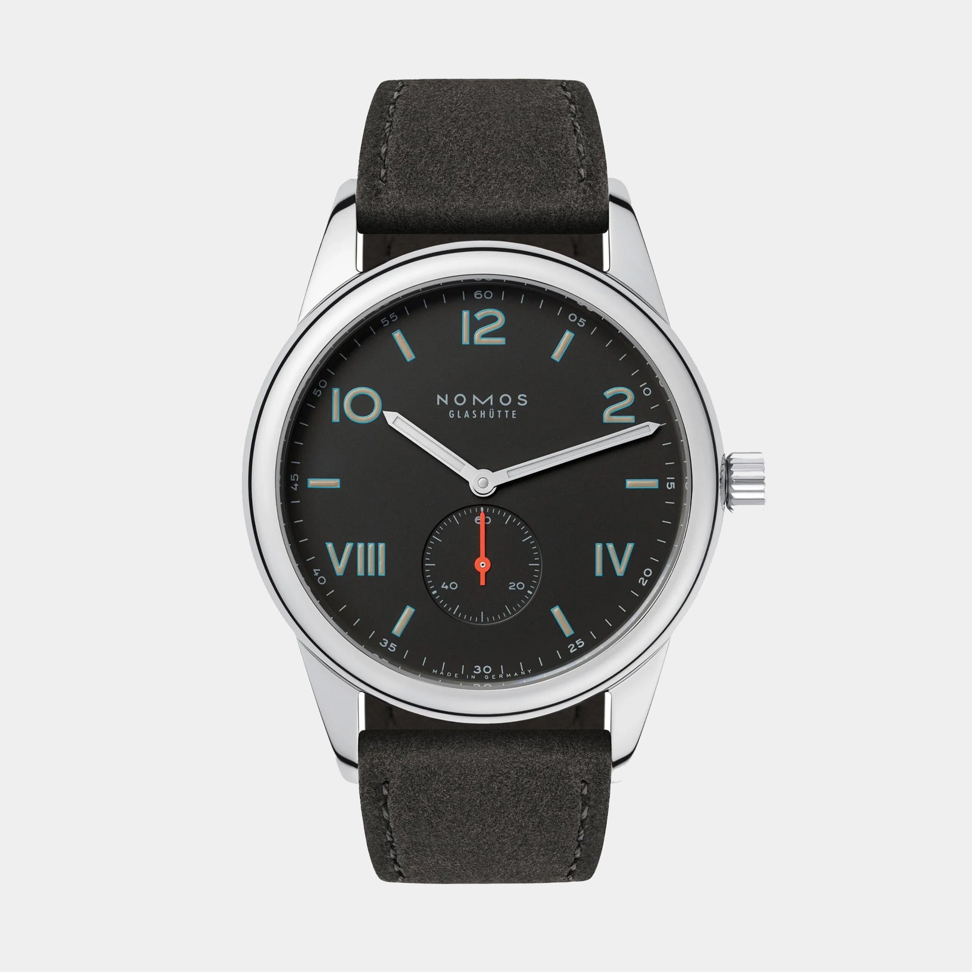 Club Campus 38mm - Night Black Dial on Strap