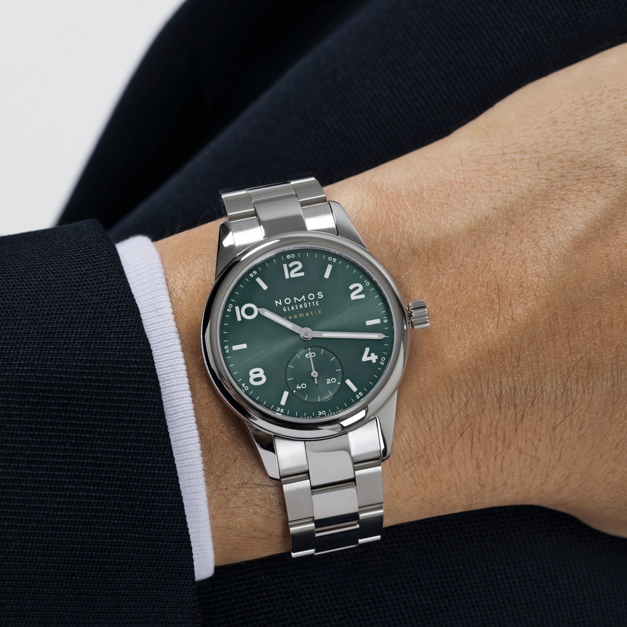 Club Sport Neomatik 37 mm - Petrol Green Dial on 3-Link Bracelet