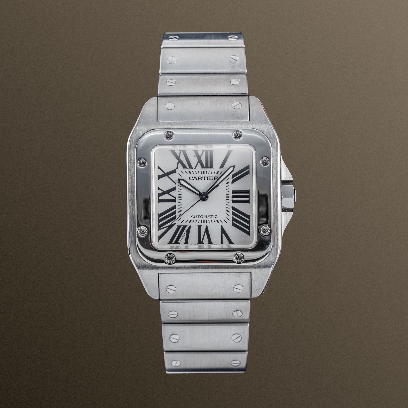 Cartier Santos 100 - White Dial W200737G