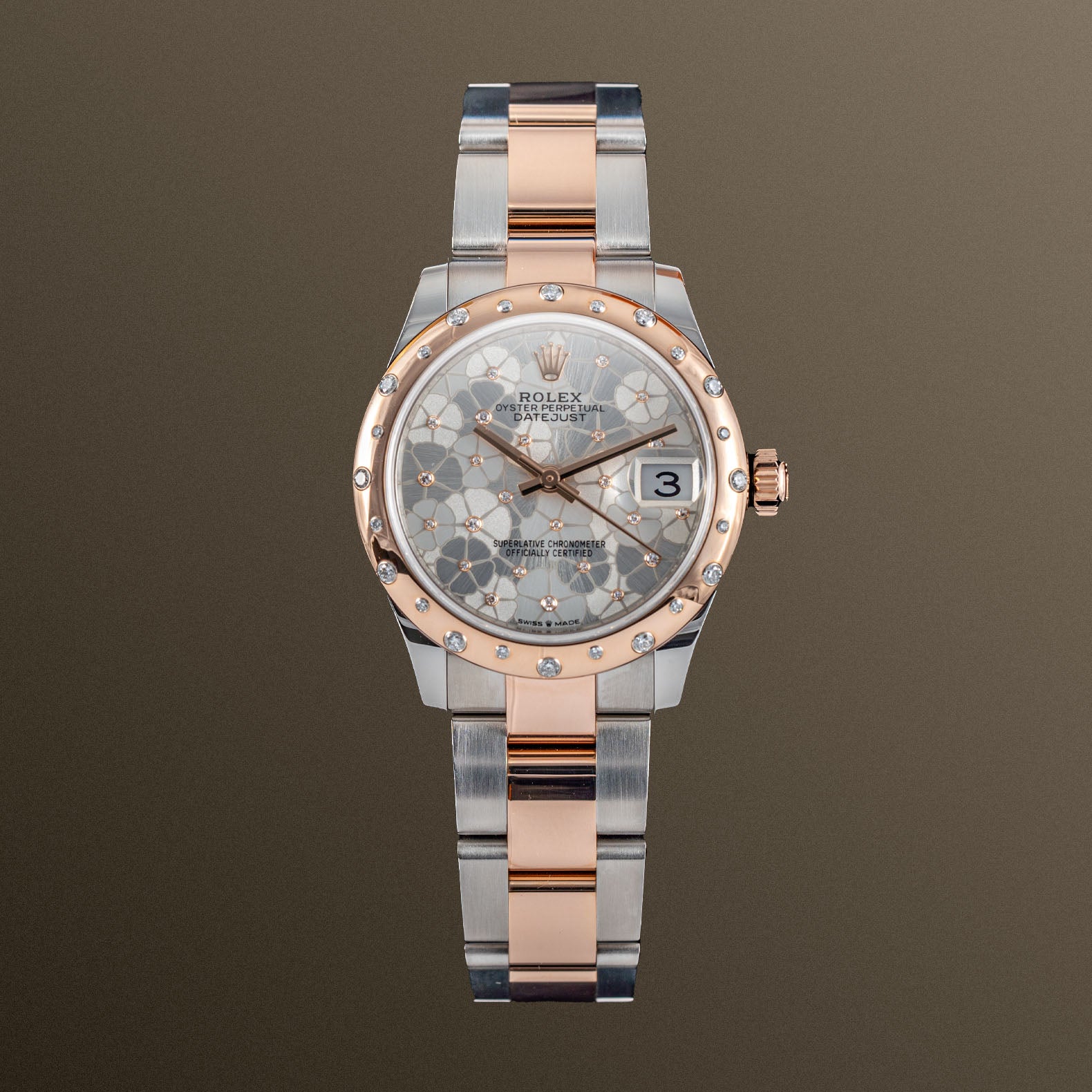 Rolex Datejust 31mm Diamond Floral Dial & Bezel - 278341RBR