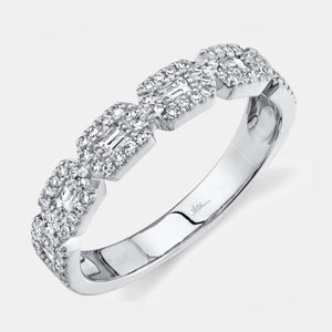 Kate White Gold Baguette Diamond Ring