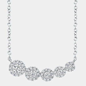 Eden White Gold Diamond Necklace