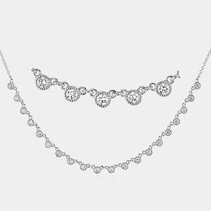 Harmonie Necklace in 18K White Gold