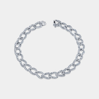 Diamond Curb Link Bracelet