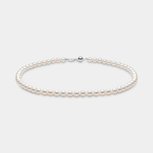 Classic Akoya Pearl Strand Necklace - 7mm