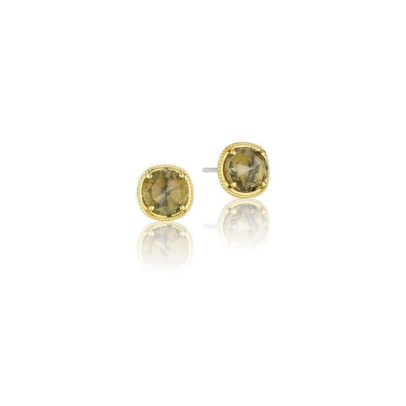 Tacori Olive Quartz Earrings