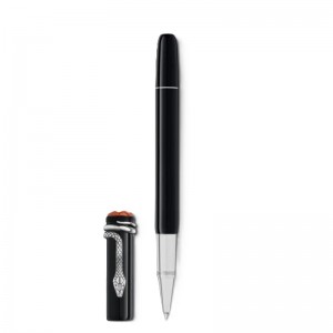 132109 Heritage Collection Rouge Et Noir Special Edition, Black Resin/alloy Metal Rollerball Pen