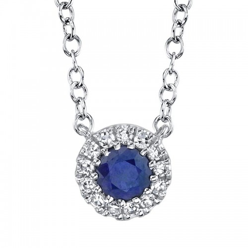 SC55002751 Eden Diamond and Blue Sapphire Necklace