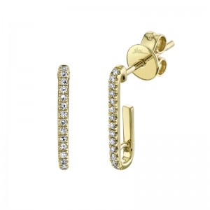 SC55011204 Kate Collection Drop Earrings In 14 Karat Yellow Gold