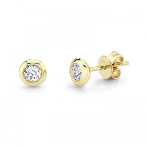 SC55012547 Bailey Collection 0.40CT Diamond Bezel Stud Earring