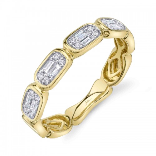 SC55027009RD Aleera Collection Fashion Ring In 14 Karat Yellow Gold