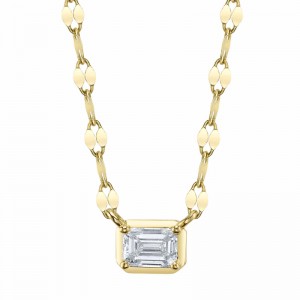 SC55027122 Kate Collection Diamond Necklace In 14 Karat Yellow Gold