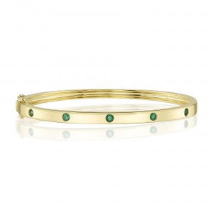 SC55026276ZS Kate Collection 0.38CT Emerald Bangle