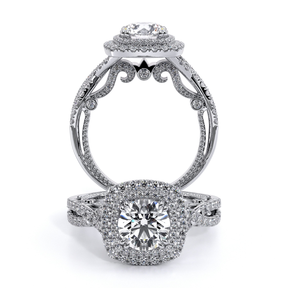 Insignia-7084cu-Tt-Platinum Cushion Halo Engagement Ring