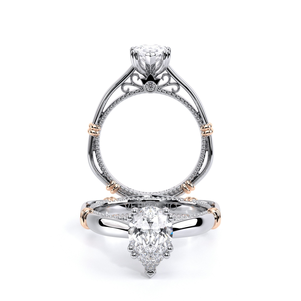 Parisian-120pear-Platinum Pear Solitaire Engagement Ring