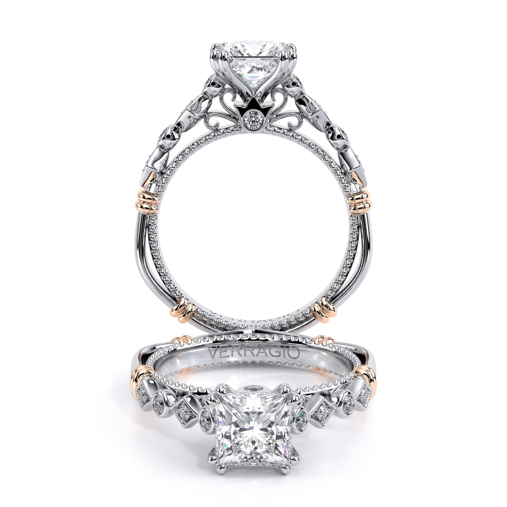 Parisian-154p-Platinum Princess Vintage Engagement Ring