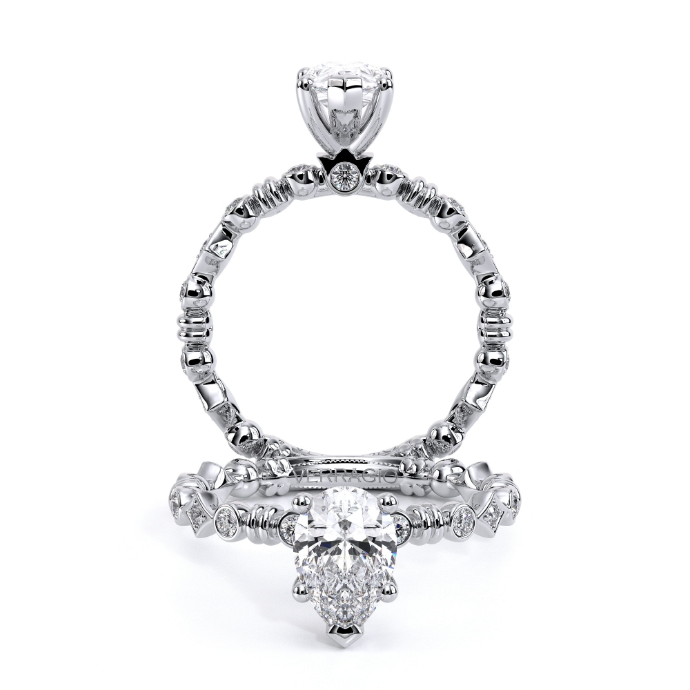Renaissance-973-Pear-Platinum Pear Solitaire Engagement Ring