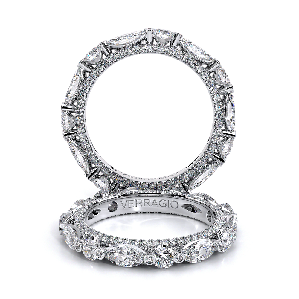 Verragio Eterna Platinum Marquise Diamond Wedding Band